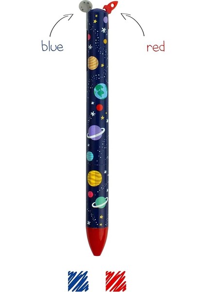 Clıck & Clack Iki Renkli Kalem Spazıo indirimleri