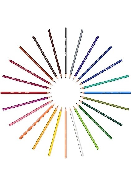 Kids Evolution Kuru Boya Kalemi, 24'lü Kutu, Kıymık Oluşturmaz, Çiğnemeye Karşı Dayanıklı, Kolay Açılır fiyatları