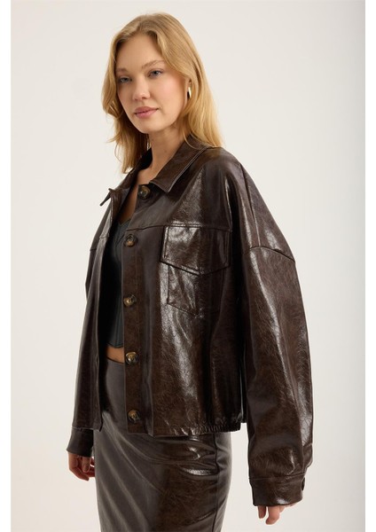 Sderi Çatlak Desenli 2 Cepli Ceket fiyatları