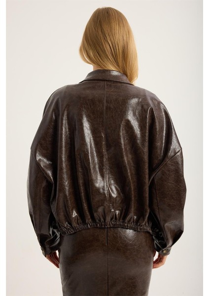 Sderi Çatlak Desenli 2 Cepli Ceket indirimleri