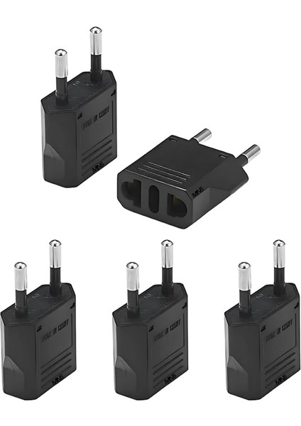 M22 Priz Donusturucu/5 Adet/a-Kalite-Priz Donusturucu Türk/şarj Aleti Priz Dönüştürücü Amerika Türkiye-Amerikan Priz Donusturucu (5 Adet)