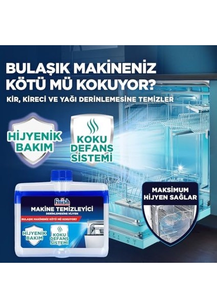 Finish Bulaşık Makinesi Temizleyicisi Limonlu & Normal (2 x 250 Ml) modelleri