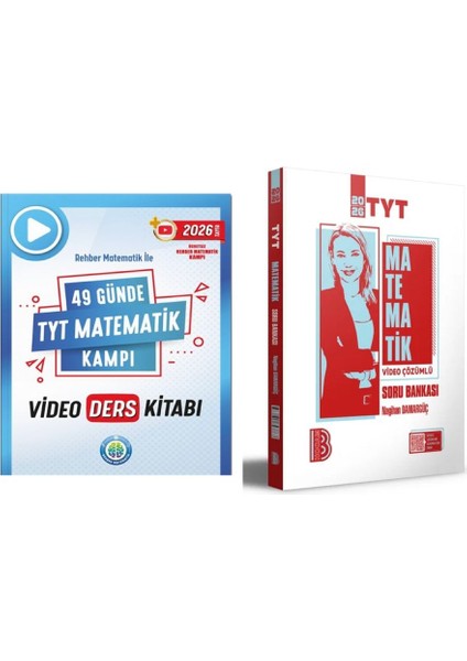 2026 49 Günde TYT Matematik Kampı Video Ders Notları - Benim Hocam 2026 TYT Matematik Tamamı Çözümlü Soru Bankası