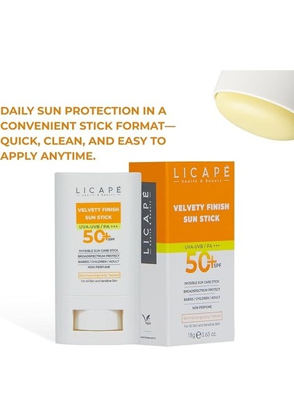 Spf 50+ Güneş Kremi Stick – Yüksek Koruma & Suya Dayanıklı – Tüm Yaş Gruplarına Uygun, Hassas Cilt Dostu, Kolay Uygulama – 18 ml fiyatları