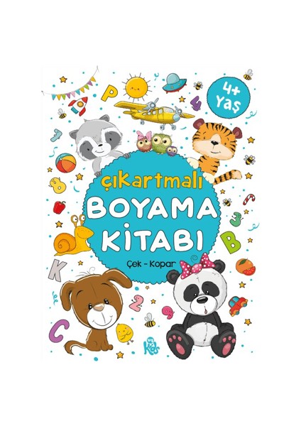 Çıkartmalı Boyama Kitabı 4 Yaş+