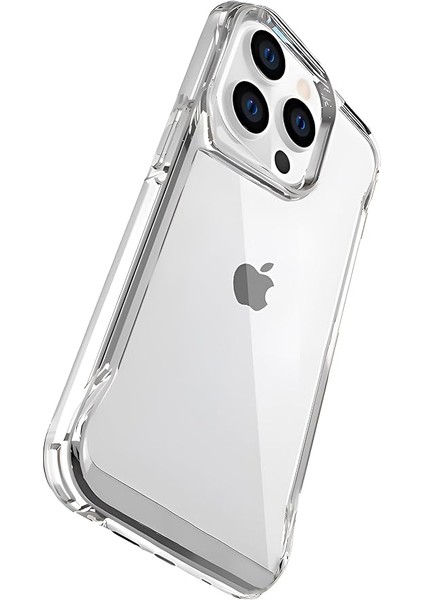 iPhone 14 Pro Max Için Defend Serisi Kristal Berraklığında Ultra Şeffaf Arkası Sert Polikarbonat Kenarları Yumuşak Silikon Super Koruyucu Özellikli Kılıf (Şeffaf, 14 Pro Max)