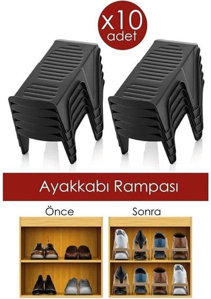 10 Adet Ayakkabı Rampası, Tekli Ayakkabı Düzenleyici fiyatları