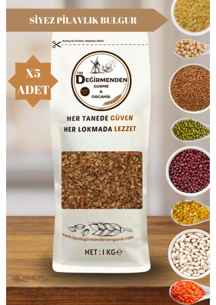 Atalık Siyez Pilavlık Bulgur - 5 Kilo