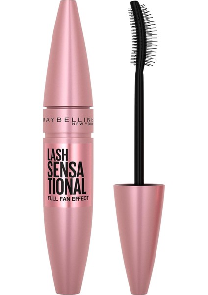 New York Lash Sensational Yelpaze Etkili Siyah Maskara 1 Paket (1 x 9.5 Ml)