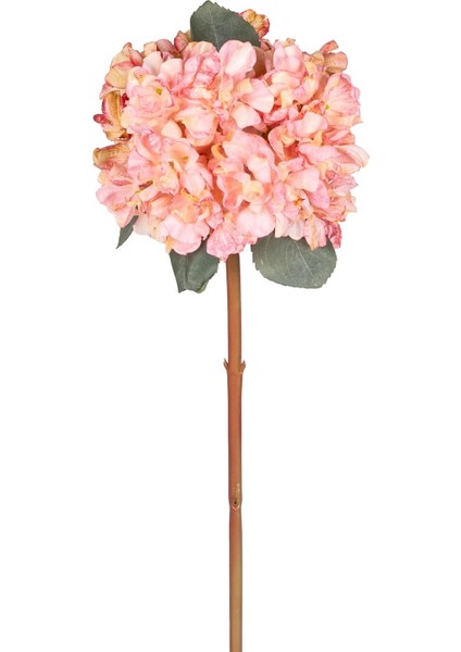 Yapay Ortanca Kurumuş Efektli Pembe 65 Cm.