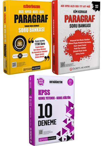 Ezberbozan Paragraf Kim Korkar Paragraf Soru - 2026 Kpss Ortaöğretim Çözümlü 10 Deneme