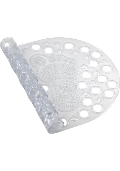 Mark Premium Serisi Banyo - Küvet Içi Kaydırmaz Vantuzlu Ayak Desenli Paspas 66,5 x 36,5 Cm, Beyaz fırsatları