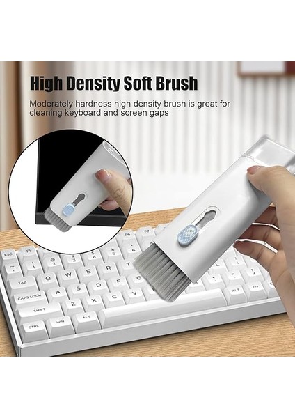 7'si 1 Arada Elektronik Temizleyici Kiti, Fırçalı Klavye Temizleyici Kiti, Airpods Pro Için 3'ü 1 Arada Temizleme Kalemi, Kulaklık, Klavye, Dizüstü Bilgisayar, Telefon, Pc Monitörü Için Çok fırsatları