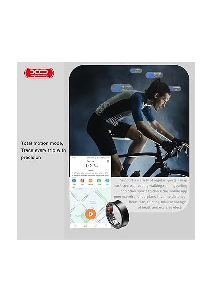 Simple Is Beauty RS01 Akıllı Yüzük, Titanyum Alaşım, Nabız ve Uyku Takibi, Hareket Sensörlü, 19.9 mm Iç Çap, El Hareketleriyle Telefon Kontrolü, Oksijen Takibi, Manyetik Şarj, Siyah fırsatları