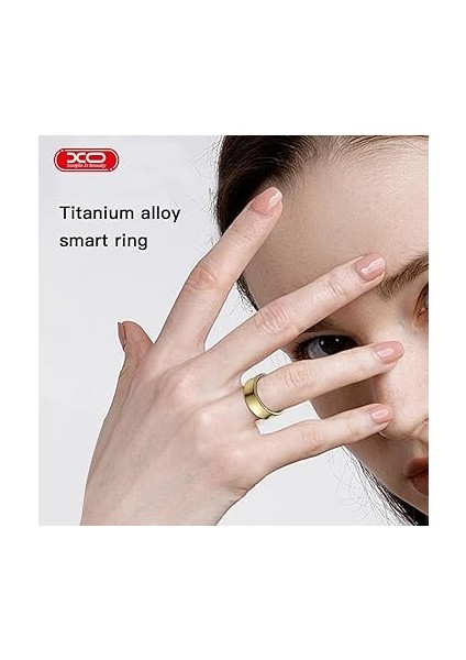 Simple Is Beauty RS01 Akıllı Yüzük, Titanyum Alaşım, Nabız ve Uyku Takibi, Hareket Sensörlü, 19.9 mm Iç Çap, El Hareketleriyle Telefon Kontrolü, Oksijen Takibi, Manyetik Şarj, Siyah indirimleri