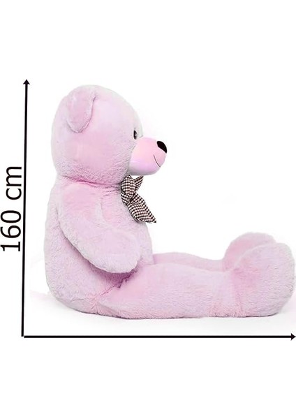 cm Papyonlu Peluş Ayı-Dev Boy-Sevgiliye Özel Hediye - Yerli (Pembe) fiyatları