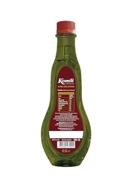 Komili Sızma Meyvemsi Zeytinyağı 500 ml Pet modelleri