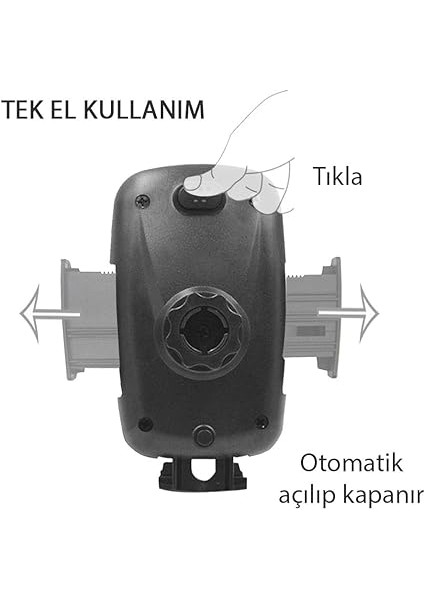 NR80 Araç Içi Havalandırma Kilitlenebilir Ayaklı Sağlam Telefon Tutucu Tek El Kullanım fiyatları