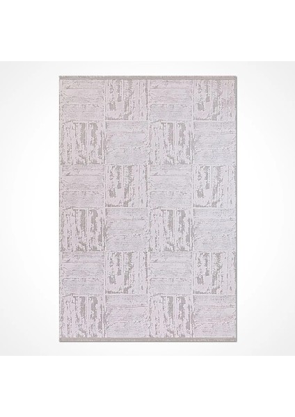 Marines Geometrik Krem Viskon ve Akrilik Pamuk Tabanlı Makine Halısı fiyatları