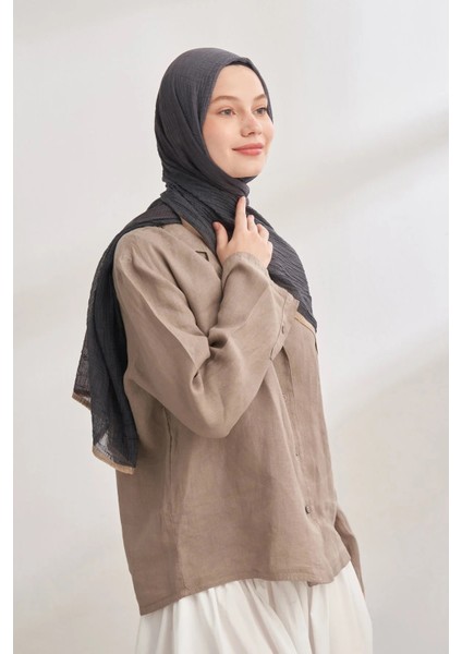 Siyah-Füme Armanda Degrade Biyeli Müslin Şal 3359 fiyatları