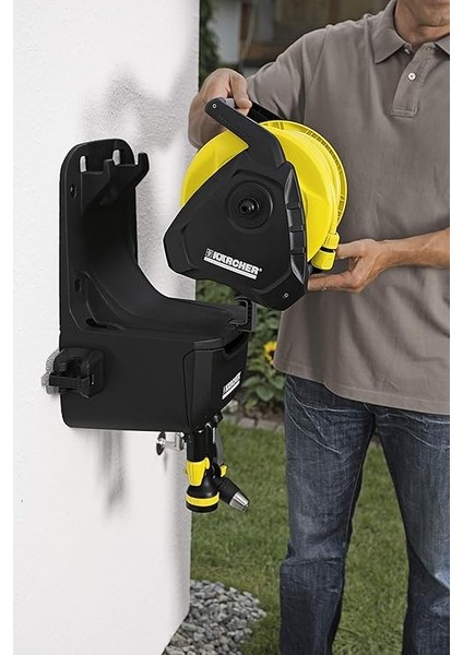 Premium Hr 7.315 Hortum Makarası Kit (1/2'', 15 mt Hortumlu), Siyah indirimleri