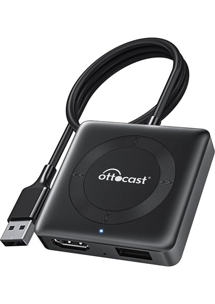 Car Tv Mate Pro - 2024 Fire Tv Stick Converter, Kablosuz Carplay, Hd HDMI Araç Adaptörü Stereo Video/oyun Oyunu, Kablolu Carplay Arabalar ve Çoğu Akış Cihazı Için Çalışır