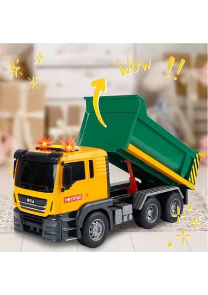 Sesli Işıklı Pilli Damperli Oyuncak Harfiyat Kamyonu fiyatları