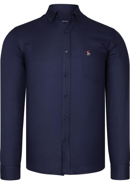 G985 Dewberry Erkek Gömlek-Lacivert fiyatları