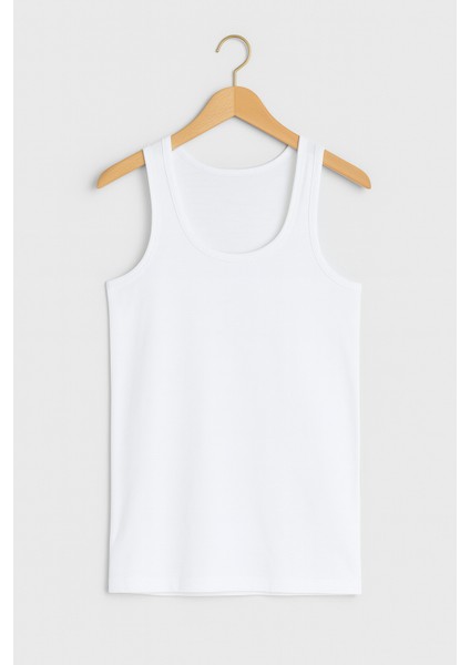 Erkek %50 Pamuk-%50 Modal Klasik Beyaz&siyah 2'li Atlet W2IK1L1KK2E.2LI fırsatları