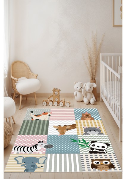 Yeni Desen Yıkanabilir Kaymaz Tabanlı Bohem Tarz Dijital Baskı Salon Halısı, Yumuşak Dokulu Lüks Halı Modeli ve 40 x 60 Çok Renkli Renk Dikdörtgen Halı