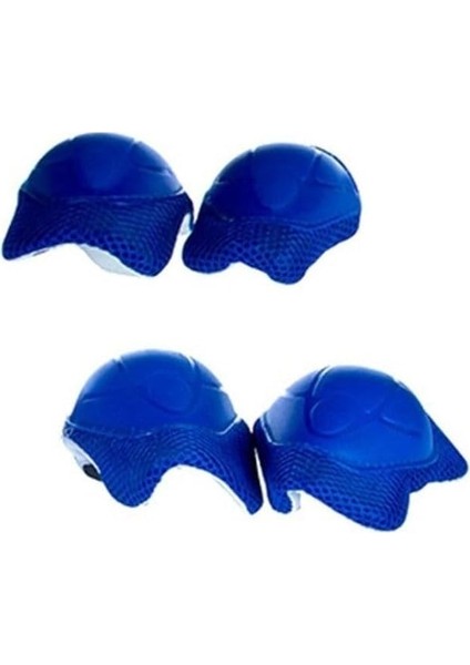 Store Yüksek Yoğunluklu Çocuk Koruyucu Set 6 Parça Dizlik Dirseklik El Pedi Paten Scooter Bisiklet, Mavi fırsatları