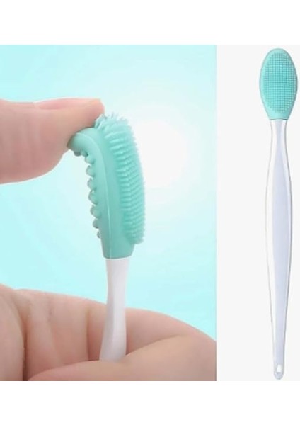 2 Adet Dudak Burun Fırçası Peeling Etkili Gözenek Siyah Nokta Temizleyici Akne Giderici Çift Fırça fiyatları