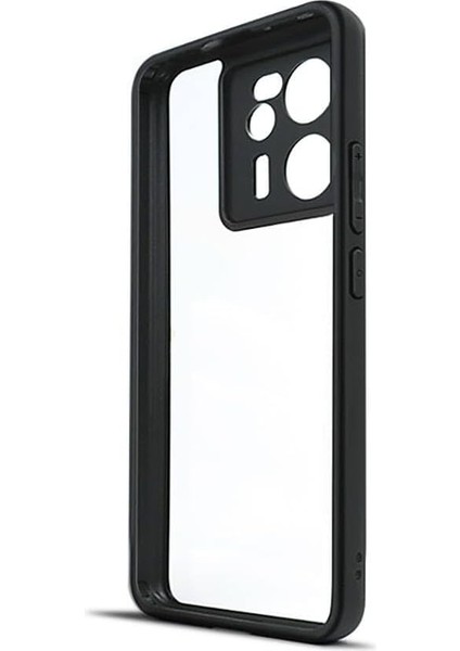 Xiaomi Mi 13T Pro ile Uyumlu Kamera Korumalı Şeffaf Pürüzsüz Arka Yüzey Z-New Roll Kapak Parmak Izi Yapmayan Xiaomi Mi 13T Pro Için Kılıf Siyah fiyatları