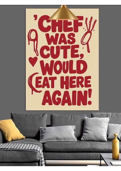 Müşteri Memnuniyeti Sözü Veren Komik Yazı Dekoratif Kanvas - Mdf Ahşap Tablo modelleri