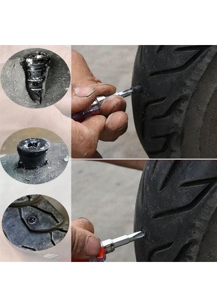 Adatak® 10 Adet Çok Amaçlı Kolay Kullanılabilir Araba Lastiği Tamir Kauçuğu indirimleri