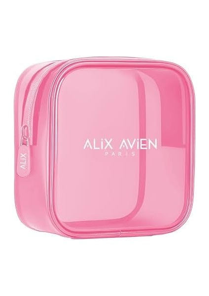 Alıx Avıen Pembe Mini Makyaj Çantası - Pink Cosmetic Bag