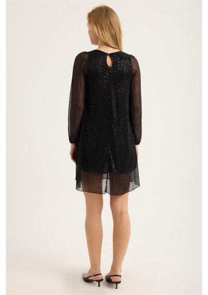 Pul Payetli Sim Şeritli Elbise indirimleri