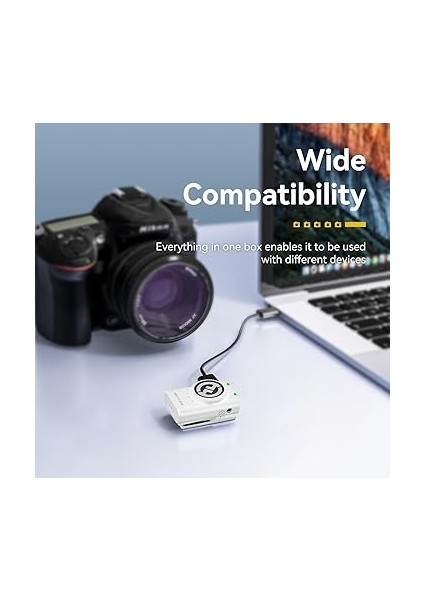 Hollyland Lark M2 Kablosuz Lavalier Mikrofon (2tx+3rx) Kamera, Iphone, Android, Pc, 48 Khz / 24 Bit Hi-Fi Ses 40H Süre 300 M Menzil, Enc Anti Ses Takmalı Mikrofon, Vlog Için Kablosuz - Beyaz indirimleri