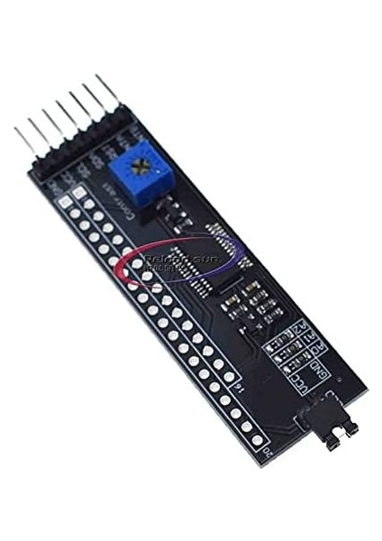 Sun MCP23017 5V 1602/2004/12864 LCD Sürücü Modülü I2C Iıc Seri Arayüz Adaptör Kartı Pimli Kontrast Ayarlama fiyatları