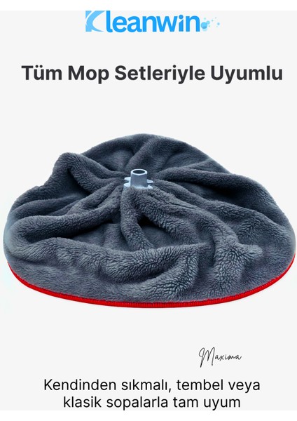 Maxima Gri Mega Boy Mikrofiber Havlu Mop Ucu – Yer Silme Mopu, Iz Bırakmayan Temizlik Mopu indirimleri