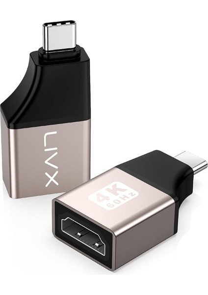 4k@60hz Type-C To HDMI Çevirici Dönüştürücü Adaptör Görüntü Aktarımı Mini Otg Tcdh0