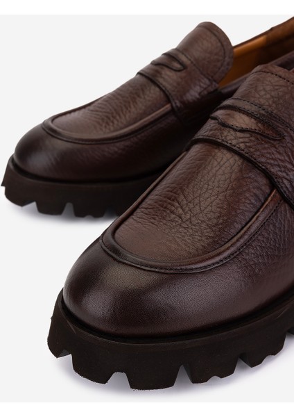 Erkek Hakiki Deri Taba Loafer Ayakkabı 1093 1902 Erk Ayk SK25-26 Taba Ir Fltr modelleri