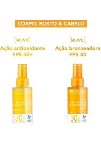 Bioderma Photoderm Antı Ox Sun Protective Water SPF50 200 ml modelleri