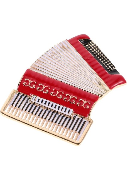 Müzik Temalı El Yapımı Akordeon Broş Kadın ve Kızlar Için Ceket Şapka Sırt Çantası ve Kazak Dekorasyonu