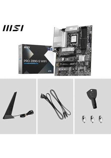 Msı, Pro Z890-S Wifi Soket 1851 Ddr5 8600MHZ(OC) USB 20GBPS3XM.2 2xtb4 HDMI Display 2.5g Lan Wifi7 Atx, 7E54-001R modelleri
