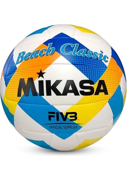 Classic BV543C-VXA-Y Plaj Voleybolu Topu, Yetişkinler Unisex, Çok Renkli (Çok Renkli), Tek Boyut