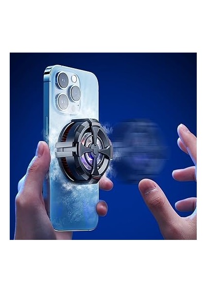 Cep Telefonu Soğutucu Fan Rgb Radyatör Soğutucu, Oyun Için Soğutma Fanı, Kablolu, IPhone 12,13 ve 14 Serisi ile Uyumlu Magsafe, Akıllı Telefon/tablet Için fiyatları