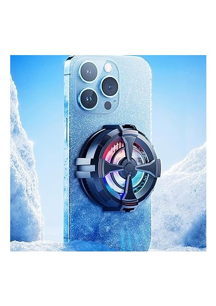 Cep Telefonu Soğutucu Fan Rgb Radyatör Soğutucu, Oyun Için Soğutma Fanı, Kablolu, IPhone 12,13 ve 14 Serisi ile Uyumlu Magsafe, Akıllı Telefon/tablet Için fırsatları