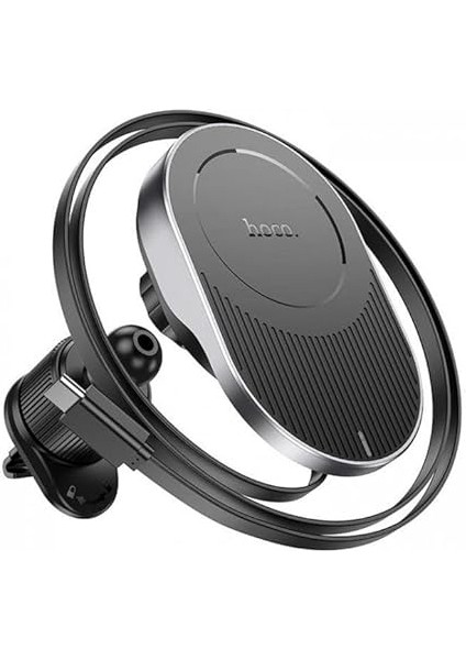 Hoco HW12 Kablosuz Şarjlı Araç Içi Havalandırma Manyetik Telefon Tutucu, Sıyah fiyatları