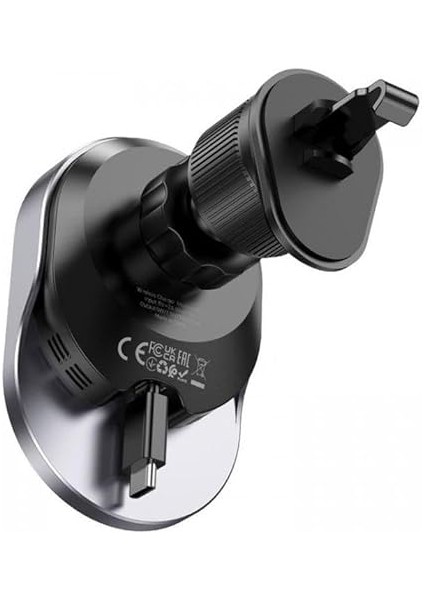 Hoco HW12 Kablosuz Şarjlı Araç Içi Havalandırma Manyetik Telefon Tutucu, Sıyah indirimleri
